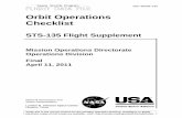 Orbit Operations Checklist - NASAfs iii orb ops/135/fin 1 orbit operations checklist sts-135 flight supplement list of effective pages final 04/11/11 pcn-1 06/16/11 sign off .....
