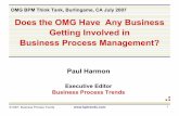 Does the OMG Have Any Business Getting Involved in ... OMG BPM Keynote Harmon.pdfCMMI - A Business Process Maturity Model • CMMI – Capability Maturity Model - Integrated • Originally