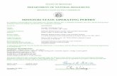 MISSOURI STATE OPERATING PERMITMISSOURI STATE OPERATING PERMIT In compliance with the Missouri Clean Water Law, (Chapter 644 R.S. Mo. as amended, hereinafter, the Law), and the Federal