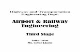 Airport & Railway Engineering05_48_16_PM.pdf · 4) Airport Planning (Size and type of airport, Selection of site for the airport, Ana-lytical methods for air travel demand for casting).