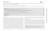 The Clostridium Sporulation Programs: Diversity and Preservation … · transcriptional regulator of all endospore formers, Spo0A, which is initially transcribed from a H-dependent