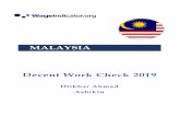 MALAYSIA...The text in this document was last updated in February 2019. For the most recent and updated text on Employment & Labour Legislation in Malaysia in Malay, please refer to: