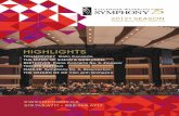 HIGHLIGHTS · 2020-02-12 · BEETHOVEN Symphony No. 7 RAVEL Piano Concerto in G major SIBELIUS Symphony No. 1 BEETHOVEN Piano Concerto No. 5, Emperor SHOSTAKOVICH Symphony No. 5 BARBER
