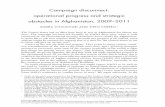 Campaign disconnect: operational progress and strategic ...Campaign disconnect: operational progress and strategic obstacles in Afghanistan, 2009–2011 ... The United States and its