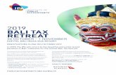 2019 BALI TAX RETREAT · • Peter Adams FIPA - Tax Guru Extroadinaire • Tony Greco FIPA - Techincal and Advocacy Expert • Andrew Conway FIPA - IPA CEO. The program and the team