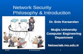 Network Security Philosophy & Introductionnetseclab.mu.edu.tr/lectures/ceng/ceng3544/Slides/01_NetworkSecurity_Basics.pdf2/24/15 Dr. Enis Karaarslan 1 Network Security Philosophy &