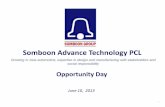 Somboon Advance Technology PCL - listed companysat.listedcompany.com/misc/PRESN/20130610-SAT-oppDay1Q2013.pdf · Somboon Advance Technology PCL June 10, 2013 1 Opportunity Day. AGENDA