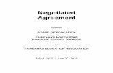 Negotiated Agreement - k12northstar.org 2016-2019...Negotiated Agreement between BOARD OF EDUCATION FAIRBANKS NORTH STAR BOROUGH SCHOOL DISTRICT and FAIRBANKS EDUCATION ASSOCIATION