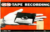 Ii - americanradiohistory.com · Exclusive V -M "Add -A -Track" is the big new feature in tape re- corders! Record on one track, rewind the tape and record again on a second track
