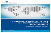 Congress Should Get Smart and Cut Tari s to Boost Trade ...thf_media.s3.amazonaws.com/2013/pdf/SR146.pdf · Congress Should Get Smart and Cut Tari s to Boost Trade Freedom Bryan Riley