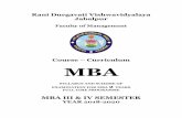 Course Curriculum MBA - rdunijbpin.mponline.gov.in · MS-303 Evaluation Of On-Site Training Report And Viva Voce * Compulsory Project Evaluation-60 marks Viva-voce-40 marks Max.Marks-100