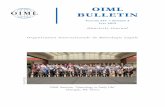 OIML BULLETIN · THE OIML BULLETIN IS THE QUARTERLY JOURNAL OF THE ORGANISATION INTERNATIONALE DE MÉTROLOGIE LÉGALE The Organisation Internationale de Métrologie Légale (OIML),