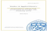 Studies in Applied Finance - DSpace Home · Investment Thesis for Activision Blizzard, Inc. (NASDAQ: ATVI) by Andrew Ravan 4 Blizzard Entertainment Inc. (herein referred to as Blizzard),