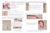 How to Make a Sacrifice/Good Deed Bead Bracelet...How to Make a Sacrifice/Good Deed Bead Bracelet Step 1. A. Put the split ring on your string B. Put the miraculous medal on the string
