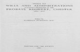 INDEX TO WILLS AND ADMINISTRATIONSnelsonb/Volume120.pdf · 2014-12-21 · index to wills and administrations formerly preserved in the probate registry, chester 1834 - 1837 edited