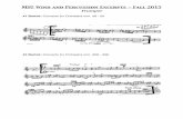 Trumpet - Michigan State University · MSU Wind and Percussion Excerpts - Fall 2015 Trumpet #4 Bartok: Concerto for Orchestra mm. 211 - 254 #5 Bach/Hunsberger: Toccata and Fugue in