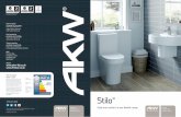 01905 823299 01905 823298 01905 560219 - AKW · Stilo wall hung WC and seat 23550 Stilo Wall Hung ng Note: Measurements shown are in millimetres (mm). lifestyle solutions for inclusive