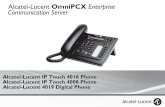 Alcatel-Lucent OmniPCX Enterprise...Using your telephone 8 1 1.5 Make a call using the personal phone book 1.6 Redialling Redialling the last number dialled (redial) The key is no