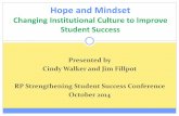 Hope and Mindset - Cañada College...My Hope/Mindset •Learn to hear your low hope/fixed mindset scripts and reframe them in high hope/growth mindset ways. •Demonstrate belief in