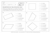 Name C. Quadrilateral Classification Quiz...Types of quadrilaterals poster and printable A foldable and an interactive notebook page 12 quadrilateral task cards and answers Hands-on