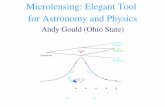 Andy Gould (Ohio State)ppc07.physics.tamu.edu/menu/talk/May18/Gould_elegant2.pdf · Generation 0 Eddington 1920, Space, Time, and Gravitation Chwolson 1924, Astron. Nachr. 221, 329
