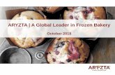 ARYZTA | A Global Leader in Frozen Bakery · 174 176 179 254 204 86 128 0 0 127 92 83 198 217 241 169 169 173 148 184 228 Investment Case • ARYZTA is a global leader in frozen B2B