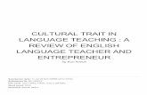 ENTREPRENEUR LANGUAGE TEACHER AND REVIEW OF ENGLISH ...eprints.unmer.ac.id/30/7/HASIL CEK PLAGIASI.pdf · listening, speaking, reading and writing which is labelled as little c (Tomalin,