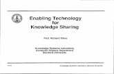 Enabling Technology for Knowledge Sharingtk338by5382/tk338by5382.pdf · EnablingTechnology for KnowledgeSharing Prof.RichardFikes KnowledgeSystemsLaboratory ComputerScienceDepartment