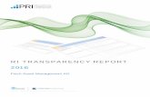 RI TRANSPARENCY REPOR T 201 6 · The PRI Reporting Framework is a key step in the journey towards building a common language and industry standard for ... FI 06 Processes to ensure