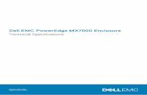 Dell EMC PowerEdge MX7000 Enclosure · The Dell EMC PowerEdge MX7000 is the next-generation M1000e follow-on chassis and a revolutionary architecture set to be the future foundation
