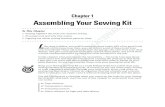 Chapter 1 Assembling Your Sewing Kit - John Wiley & Sons Chapter 1 Assembling Your Sewing Kit In This