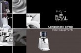 Complementi per bar Hotel equipments - CBC Royal …Hotel equipments Macinadosatori Doser cofee-grinders / Dosiermühlen / Moulins-doseur / Molinos de caf ... CBC ROYAL FIRST S.r.l.