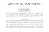 Design and Analysis of A Ladder Frame Chassis for Static ... · Abstract- The research work deals with the investigation of the static and dynamic characteristics of the considered
