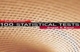 100 Statistical Tests - eclass.hmu.gr · (1942) ‘Signiﬁcance levels for the ratio of the mean square successive difference to the variance’, Annals of Mathematical Statistics
