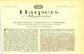VOLUME 159 NOVEMBER 1929 Harpers - Historellihistorelli.com/Harper1929.pdf · VOLUME 159 NOVEMBER 1929 Harpers o11yazz'ne MUSSOLINI'S AMERICAN EMPIRE THE FASCIST INVASION qF THE UNITED