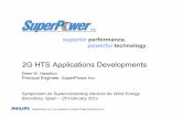 2G HTS Applications Developments - SuperPower IncSC+Devices+for+Wind+Energy_Barcelona.pdf · Symposium on SC Devices for Wind Energy, Barcelona 2/25/11 3 Advantages of SuperPower