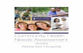 Avista Adventist Hospital - Centura Health · 6 Executive Summary After calculating priority scores for each identified health need, we gave the need with the highest score a rank