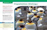Chapter 4: Population Biologybennerbiochem.weebly.com/uploads/5/6/0/0/5600688/chap04.pdf · 2014-09-05 · 4.1 Population Dynamics Principles of Population Growth A population is