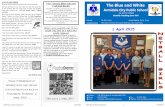 1/2S CLASS NEWS P & C Election BBQ, Cake and The lue and White · 2019-10-28 · ACPS Blue & White Newsletter 2 1/04/2015 Students in Years 4 Thursday 2nd April 2015 NSW PRINCIPAL’S