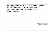 PagePro 1390 MF Printer / Copier / Scanner User’s Guide · PagePro 1390 MF Printer / Copier / Scanner User’s ... This package contains the following materials provided by Konica