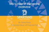 SJSU College of Engineering OVERVIEW · SJSU College of Engineering OVERVIEW Dr. Jinny Rhee Associate Dean of Engineering . Engineering – At a Glance ... Networking systems ...