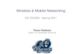 Wireless & Mobile Networkingnadeem/classes/cs752-S11/s11/material/Lec-01_Course...Page 24 Spring 2011 CS 752/852 - Wireless and Mobile Networking This Course •Introduces fundamentals
