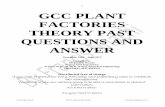 1 GCC PLANT FACTORIES THEORY PAST QUESTIONS AND … · 2019-01-03 · SANS 10142-1 & 2 Wiring code SANS 10198-1:2004: The selection, handling and installation of electric power cables