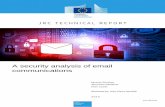 A security analysis of email communications - Europapublications.jrc.ec.europa.eu/repository/bitstream/JRC99372/kjna28509enn.pdf · Lack of security in DNS has a direct impact on