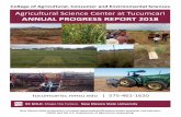 The 2018 Annual Progress Report of the Agricultural ... · recommendationsas aresultof data in this report. In many instances, data represents only one of several years results that