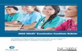 2020 NCLEX Examination Candidate Bulletin · 2019-12-12 · REGISTERING FOR THE EXAM NCLEX® REGISTRATION PROCESS OVERVIEW 1. Submit an application for licensure/registration to the