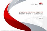 CONDENSED - Sterling Bank · Nigeria (AMCON) State Bank of India Dr. Mike Adenuga 3. Sterling Bank Plc and Subsidiary Condensed Interim Financial Statements for Period Ended 30 June