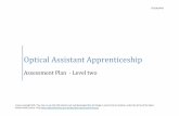 Optical Assistant Apprenticeship · spectacle dispensing spectacle collection It is expected that to provide sufficient detail, the case study will be a minimum of 3500 words but