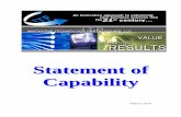 Statement of Capability - Veteran · 2017-06-20 · 1 ITP Principals, Background and Experience - General Innovative Technology Partnerships, LLC (ITP) was formed as a New Mexico