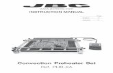 INSTRUCTION MANUAL - JBC Soldering Tools · 2019-01-09 · Convection Preheater ... Low level High level Medium level 28 mm 38 mm 48 mm PHB-SA Features Adjustable slot clamps ...